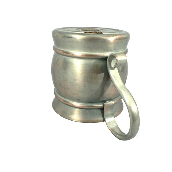 Copper cup mug mule Gregorian Question mark handle nice even patina Vintage - Picture 7 of 8